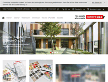 Tablet Screenshot of fundermax.at